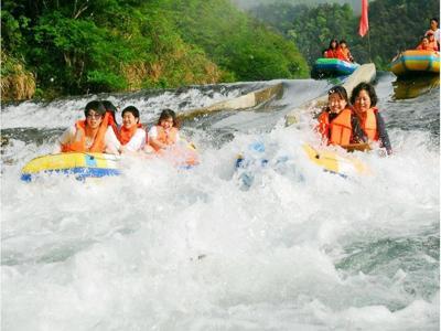 武汉周边二日游 周边二日游旅游线路 京山鸳鸯溪漂流 美人谷避暑度假二日游